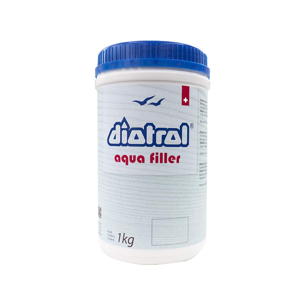 80600_Aqua_filler_1L Diotrol Aqua Filler ist ein wasserverdünnbarer Spritzfüller mit hohem Füllvermögen und sehr schneller Trocknung.